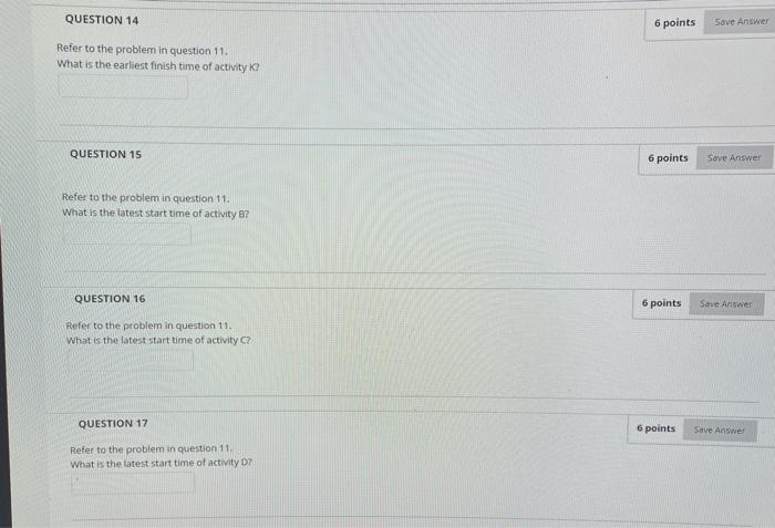 the activities of a project are given in Table 1. Show the