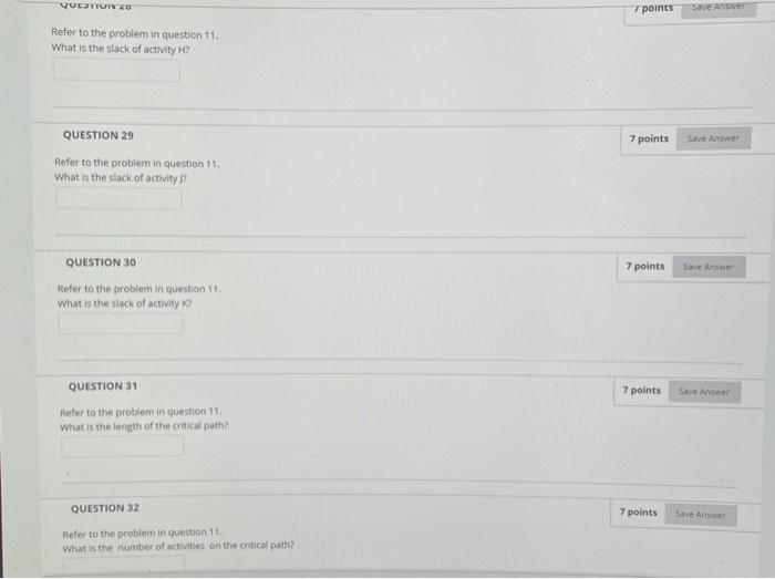 ABCD E -ABB Activity Immediate Predecessors Activity Time (days) Table 1 F