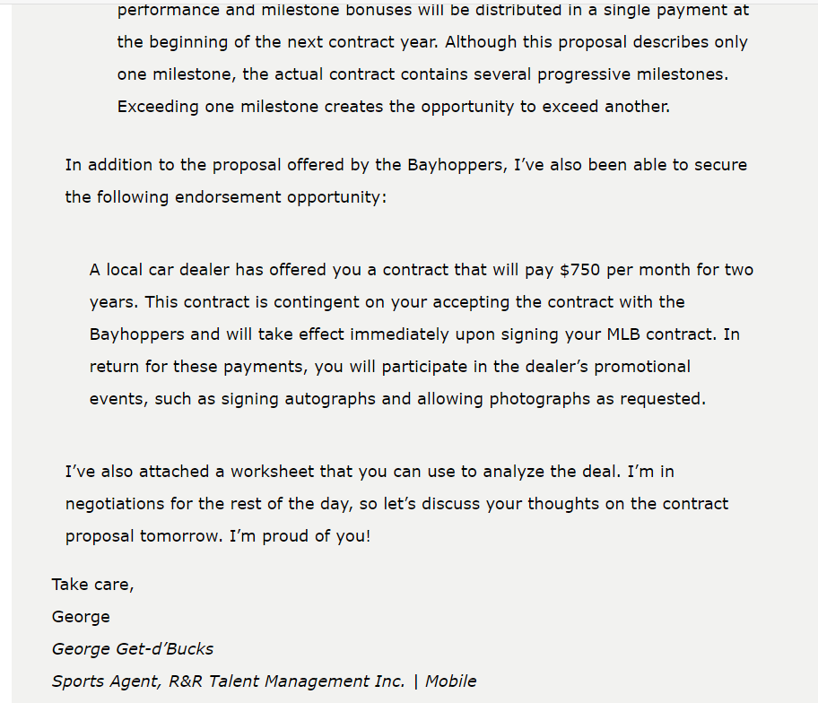  performance and milestone bonuses will be distributed in a single payment