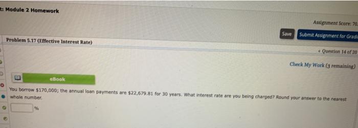  : Module 2 Homework Assignment Score: 70 Save Submit Assignment for