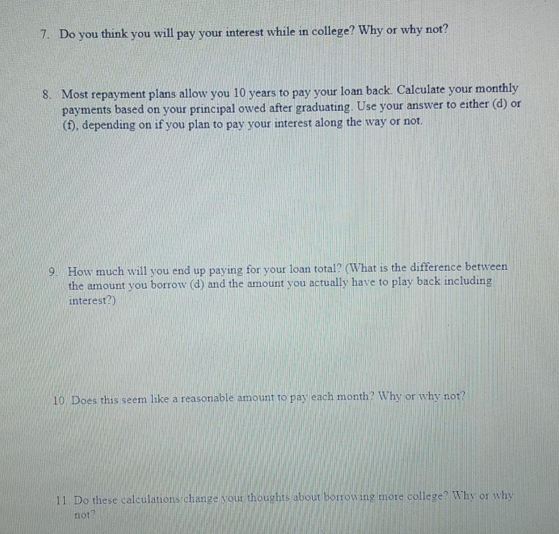 are three types of student loans: Federal loans made by the government