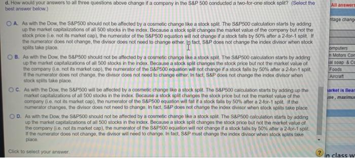 Herbalife conducted a two-for-one stock split, so after the split each shareholder