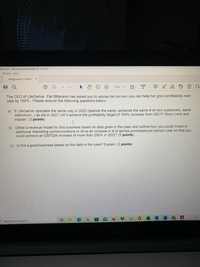 2022 pdt - Adobe Acrobat Reader DC (32-01) Window Help Assignment