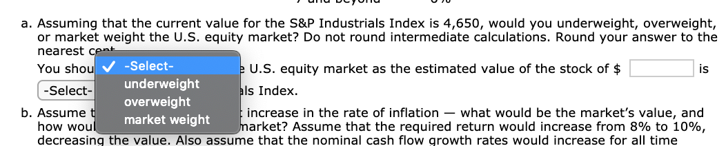 Ulu DLYURU is a. Assuming that the current value for the