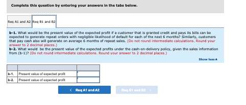 software distributors and allows its customers 1 month to pay their bils.