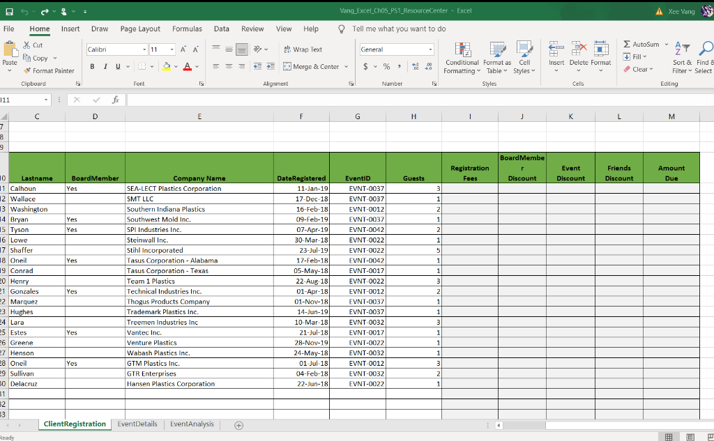  I need some help with starting my Excel homework Start Excel.