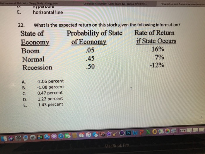  t Get Help With Chegg Study Chegg.com (Units 11 and 12)-Spring