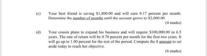asked by many of your family and friends about financial matters. You