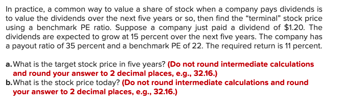 I don't know how to solve these In practice, a common way