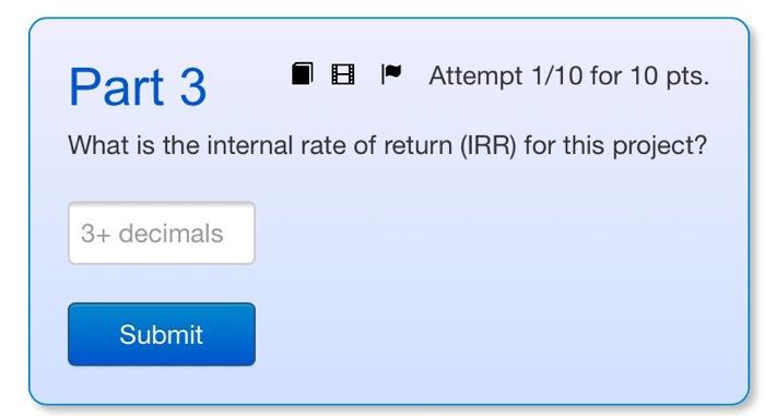 the following series of free cash flow (in $ million): Year Cash