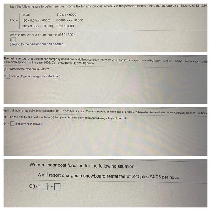  Please answer all (4) questions in one post. Thank you. Use