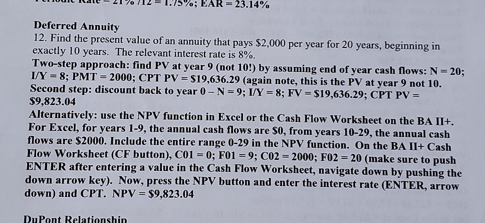 how do I do this in Excel *V Rate - 21%/12