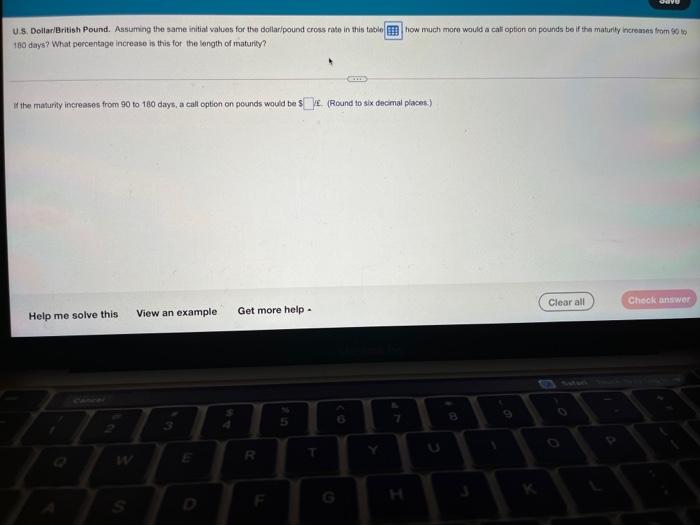  dove US Dollar British Pound. Assuming the same initial values for