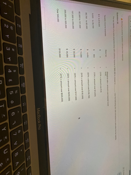 1 A Moving to another question will save this response. MacBook Pr