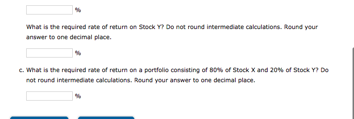 X Stock Y Market 2011 15 % 13 % 11 % 2012