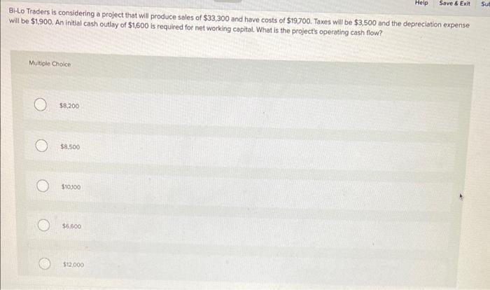 annual depreciation will be $13,800 and the tax rate is 21 percent.