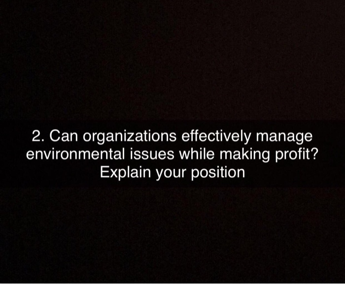 initiative. Will it be successful, in your opinion? 2. Can organizations effectively