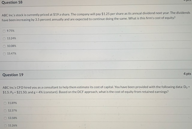 is analyzing the estimated net present value of a project under various