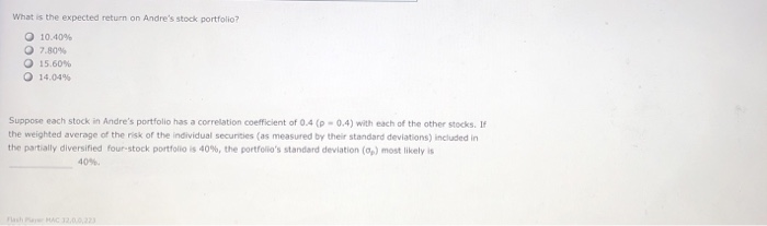 risk and return involves the understanding of expected returns from a portfolio