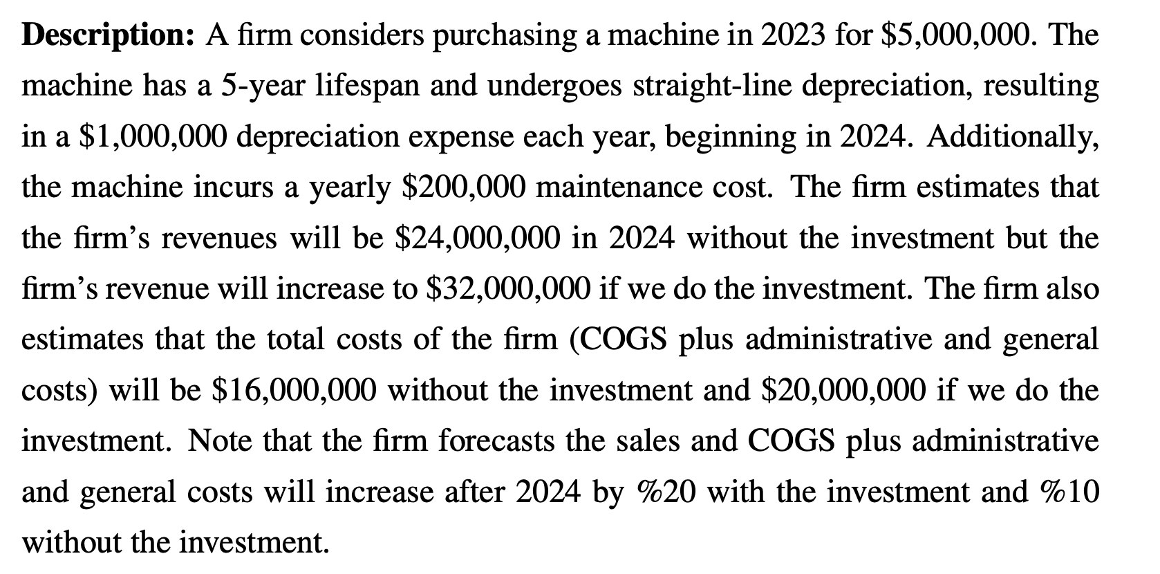 I need step by step clear explenation asap please Description: A firm