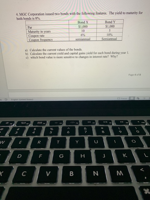 i need help with question 4 with explanation on how you got