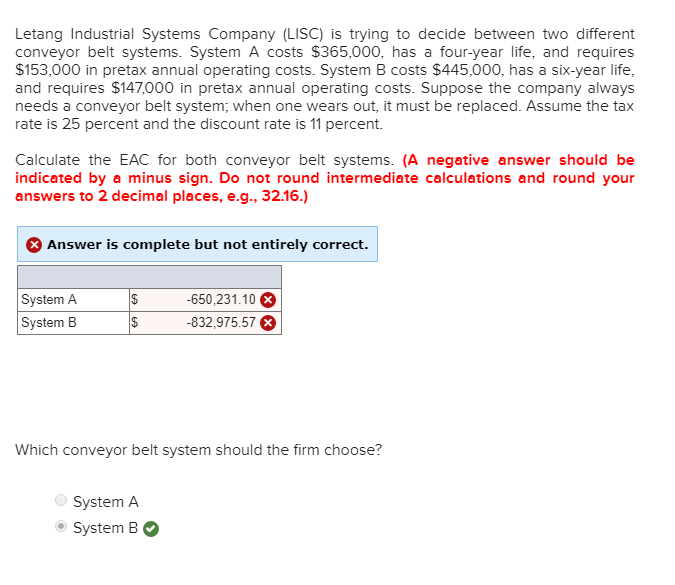line to zero over its three-year tax life, after which time it