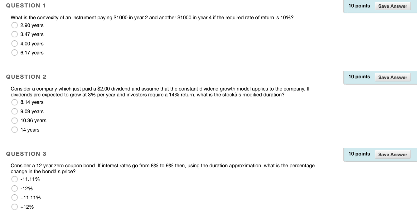 Please help me!!! Thank you QUESTION 1 10 points Save Answer What