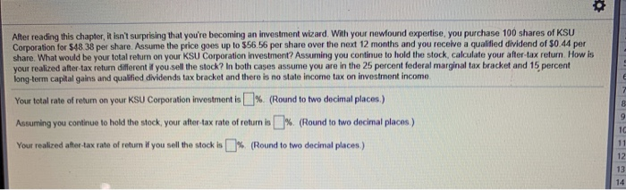  After reading this chapter, it isn't surprising that you're becoming an