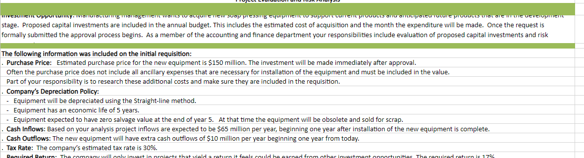  I only need help with Part 3 please stage. Proposed capital