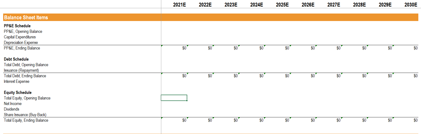 Base Case Income Statement Assumptions Sales Revenue Cost of Sales SG&A Expense