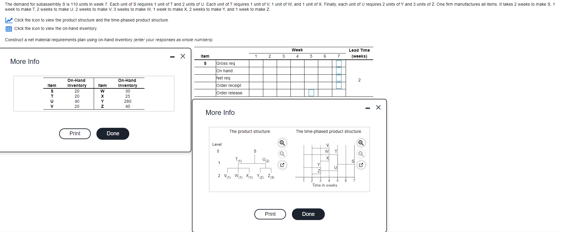 Please include for S, T, U, V, W, X, Y, and Z.
