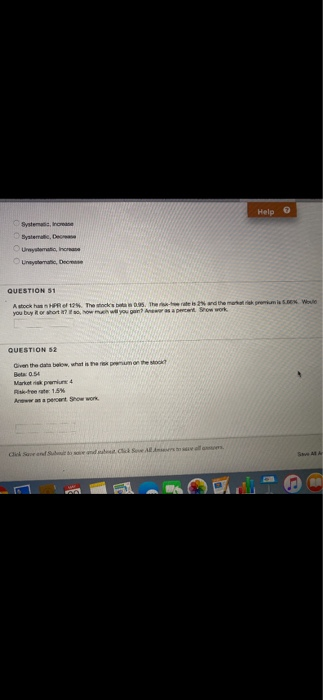  Systen, hoe Systeme Uret, her Linsertatic Decret QUESTION 51 Astock Ref