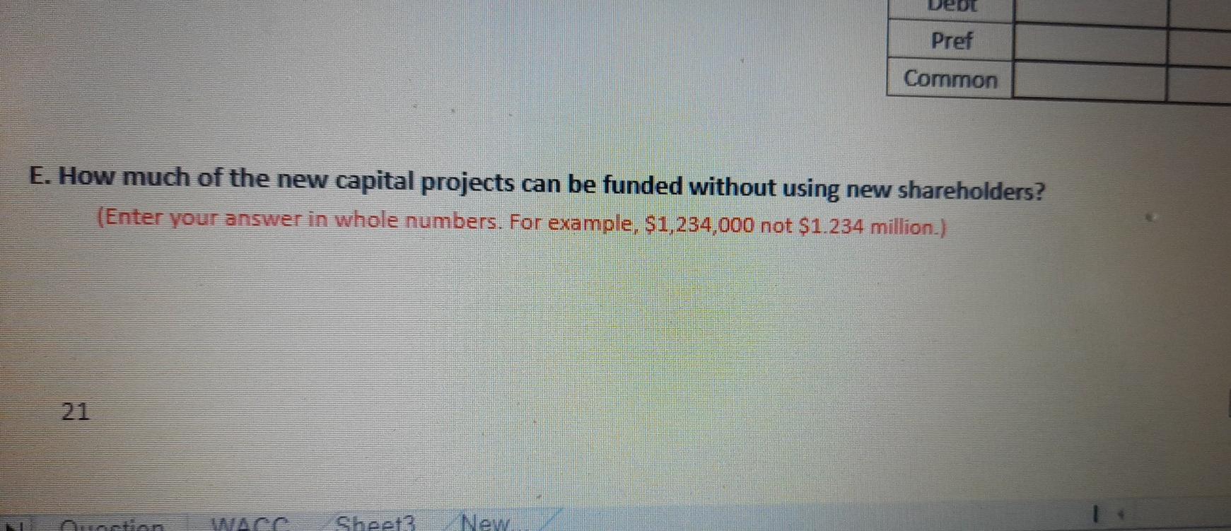 $9.0 million dollars and the president of the company wants to be