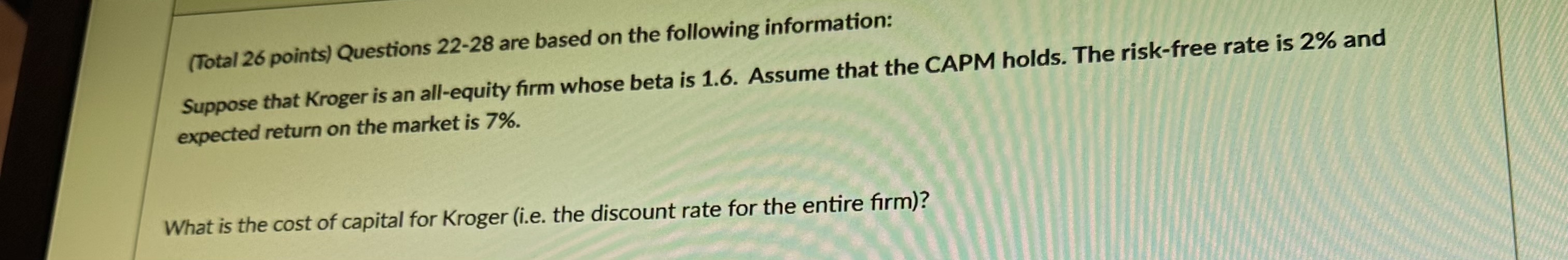  Please answer 27, 28 and 29 ASAP (Total 26 points) Questions