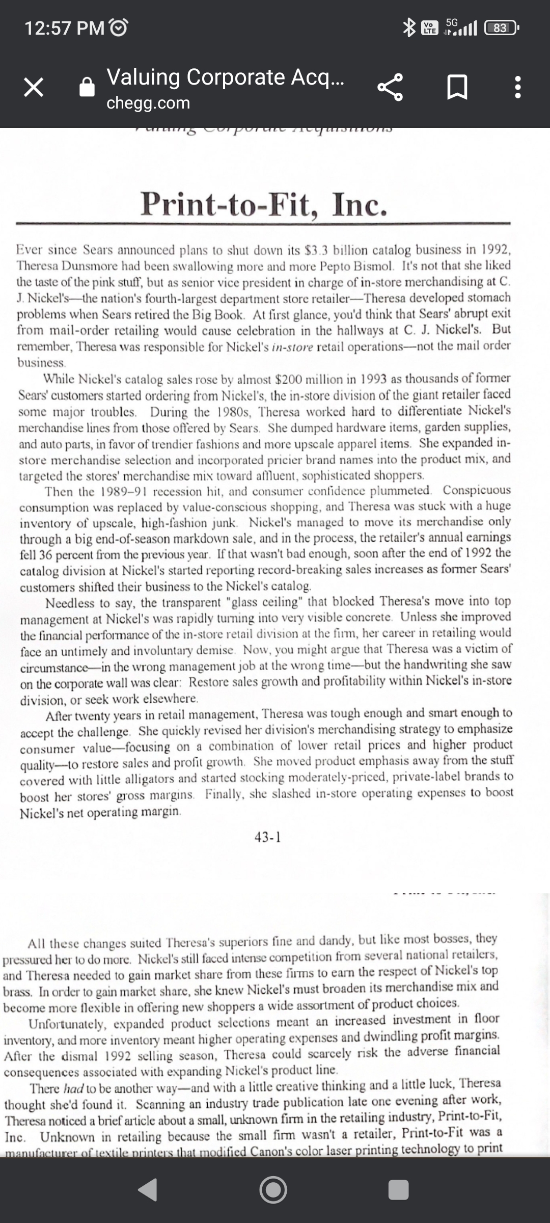  Ever since Sears announced plans to shut down its $3.3 billion