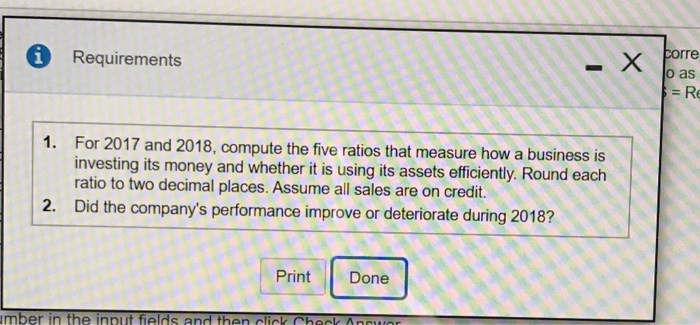 a company is investing its money and whether it is using its