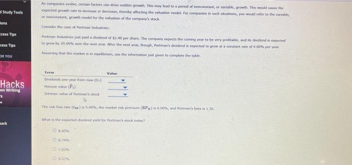  Study Tools As com evolve factors can drive sudden growth. This