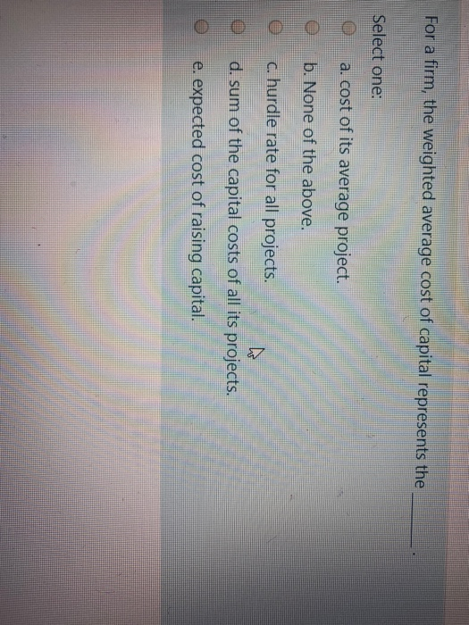 increases O b. The project's NPV increases 0 . The project's NPV