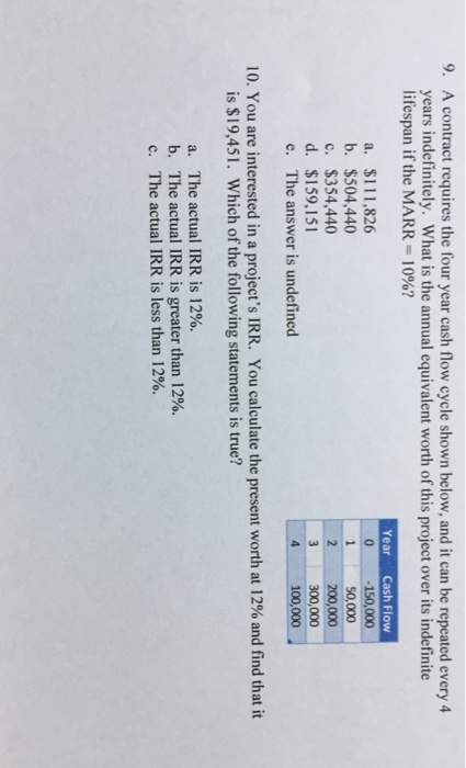  Please show all work, using formulas/equations. NO excel, thank you!! 9.