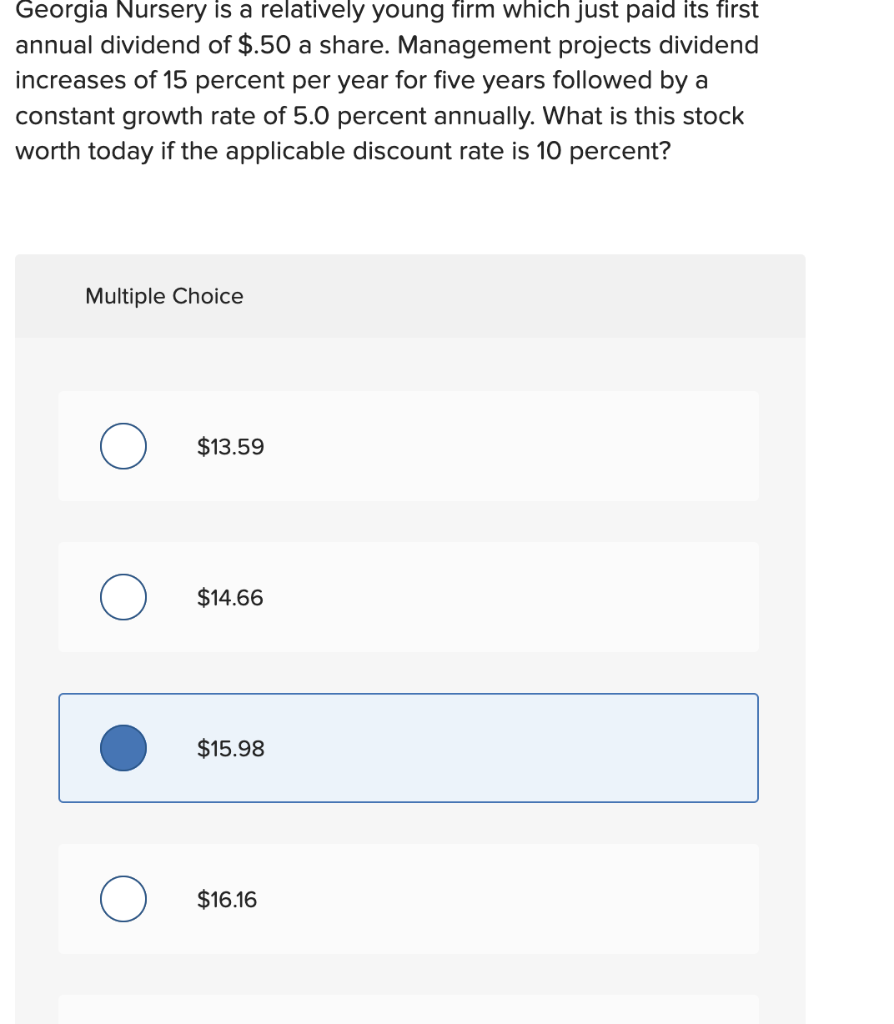 I have the correct answer clicked. I need help understanding why