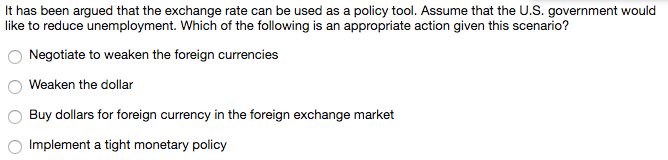 attempt to cool down the U.S. economy by the dollar. Such an