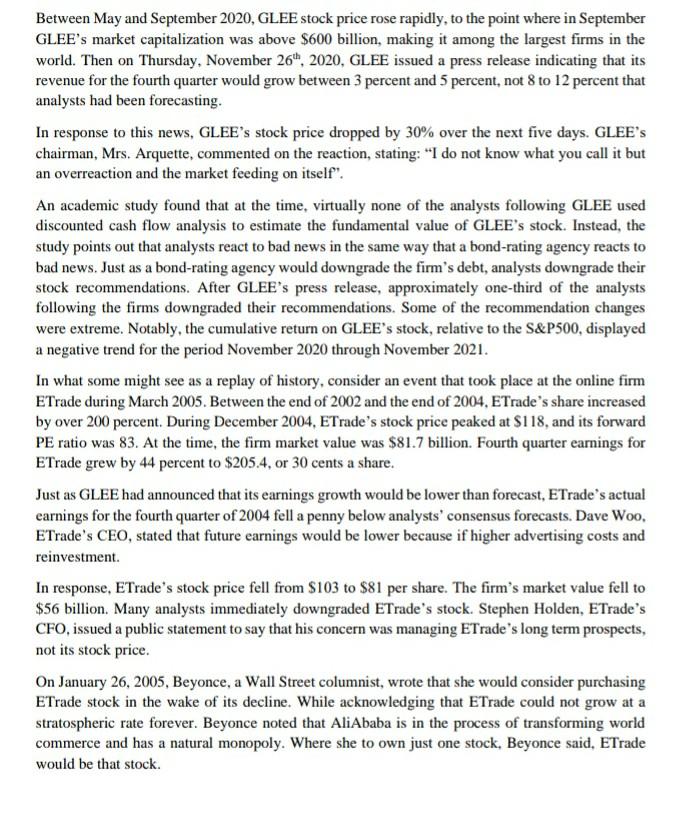 *** the material is behaviour in finance *** Discuss whether the analysts