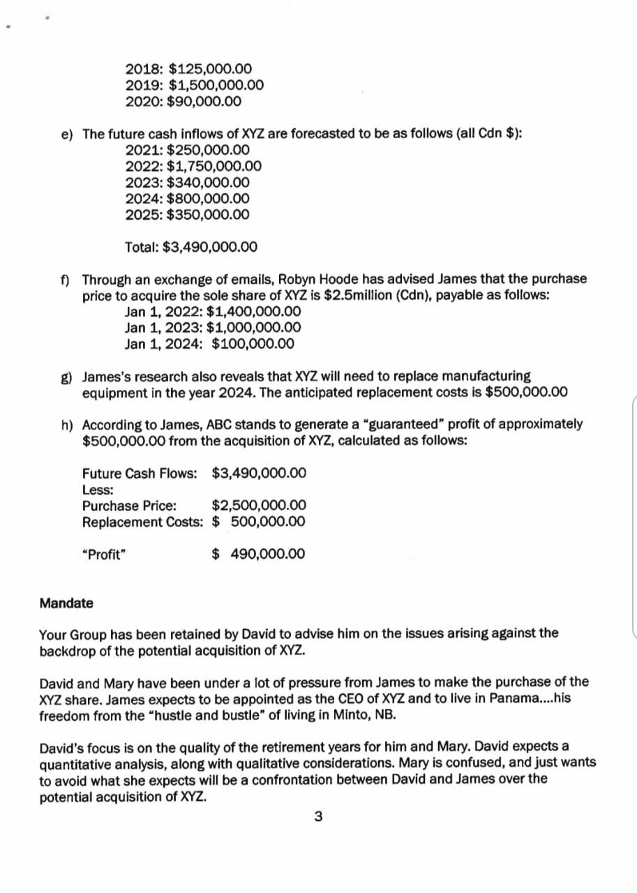 incorporated company with its head office in Minto, New Brunswick. The common