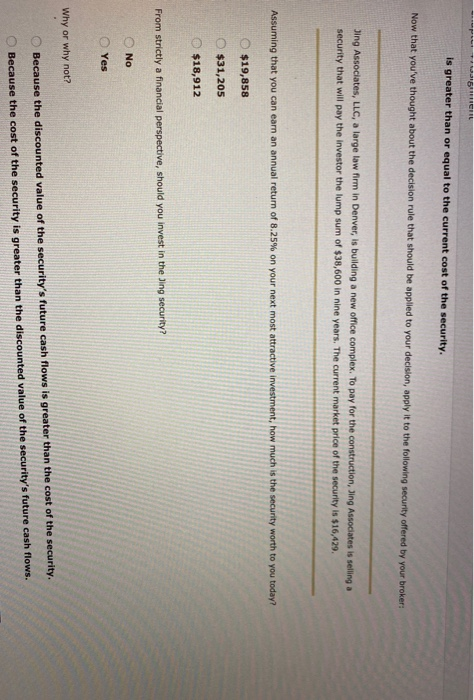 future, you will Sa the future value cash flow by (1 +