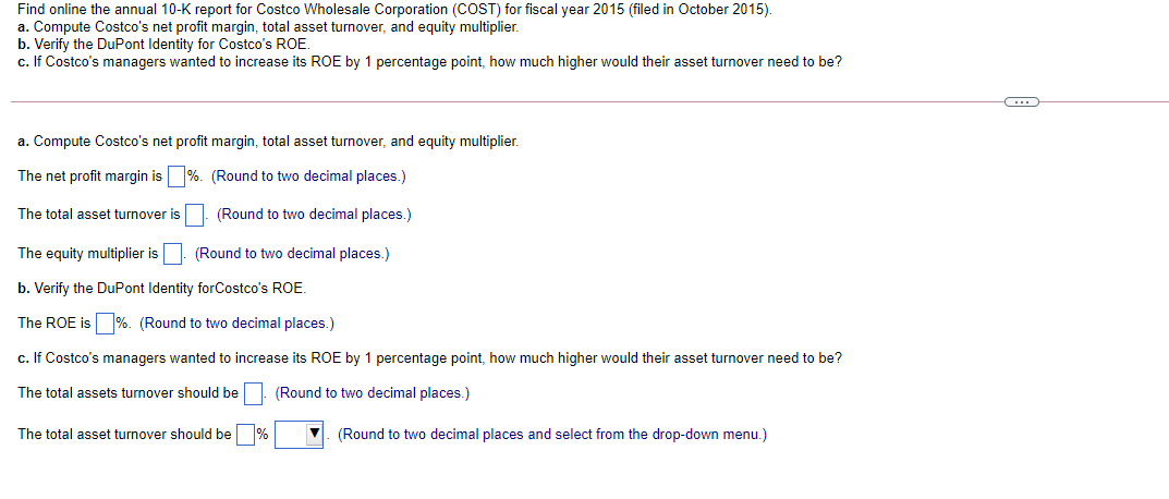  drop down menu selection for last part is higher or lower.