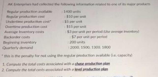  Please compute the total costs associated with a level plan and