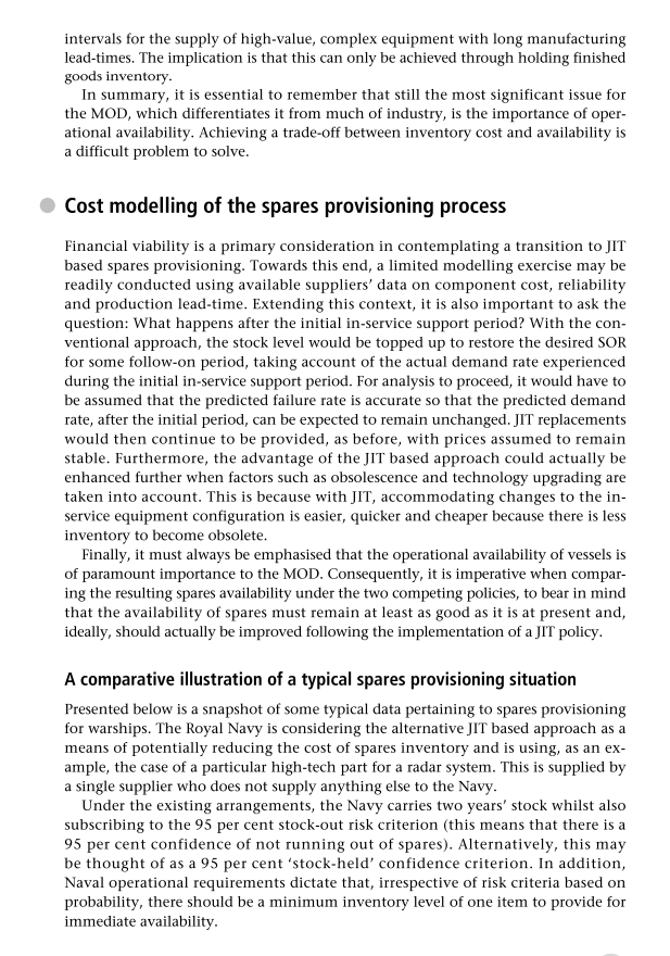 Alan Fowler Introduction JIT methods are commonly associated with mass production industries,