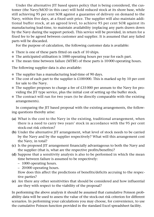 for example car manufacturing, in which investment in developing and implementing radical
