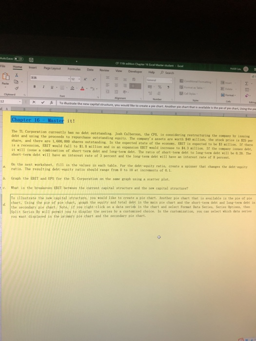  And show the solution AutoSeve CF 11hdtoe Chapter 16 Eacal Mater