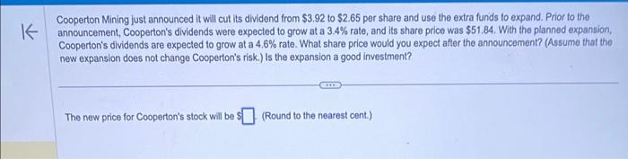 please help i will upvote! Cooperton Mining just announced it will cut